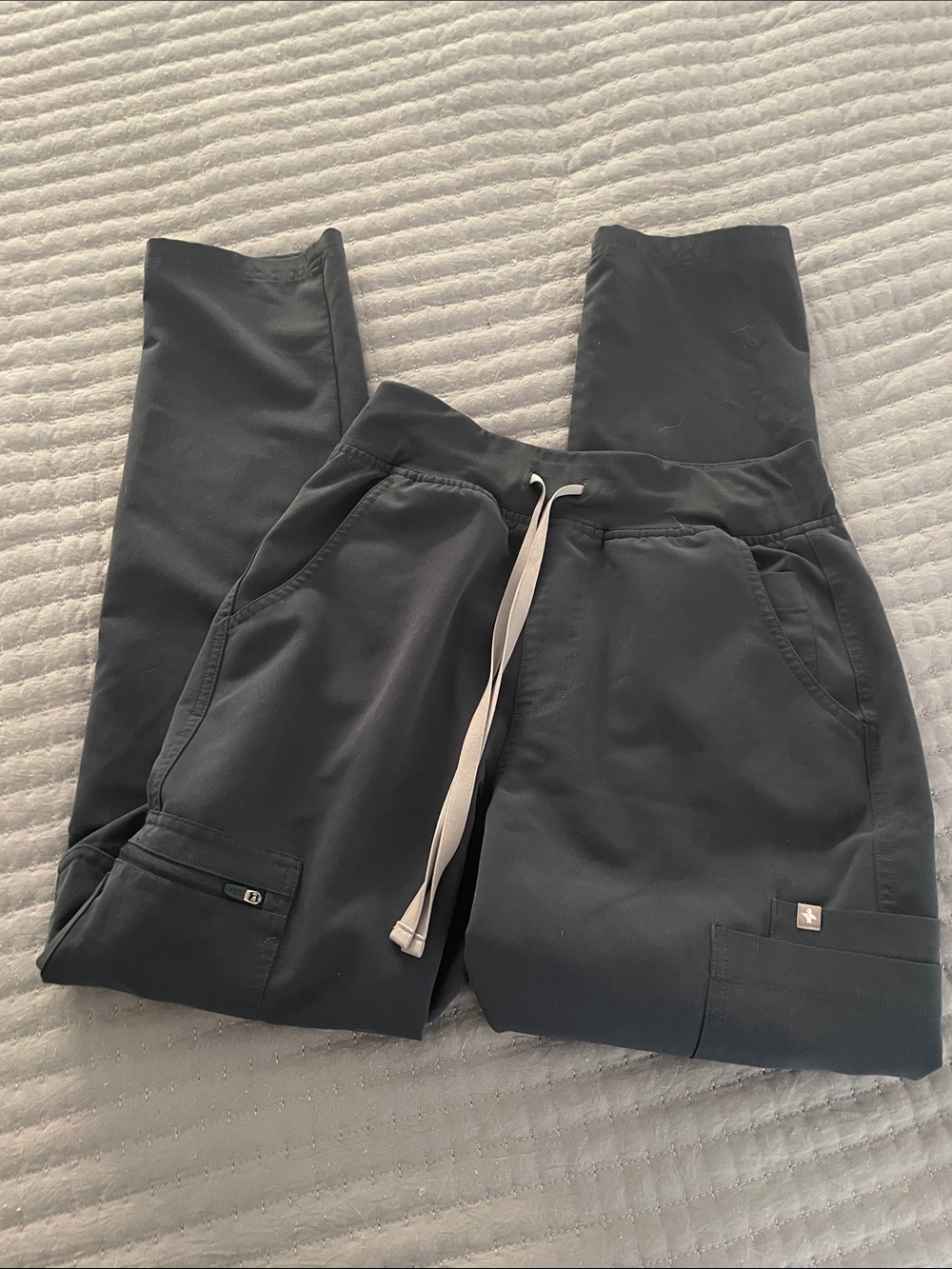 Figs Yola High Waisted Scrub Pant - Night Sky